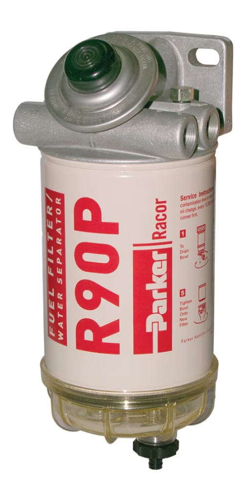 Komplettfilter mit Absperrhahn