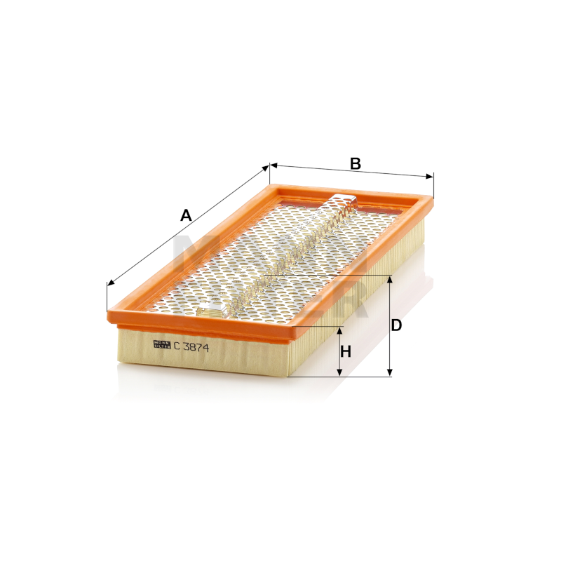 Mann Luftfilter C3874