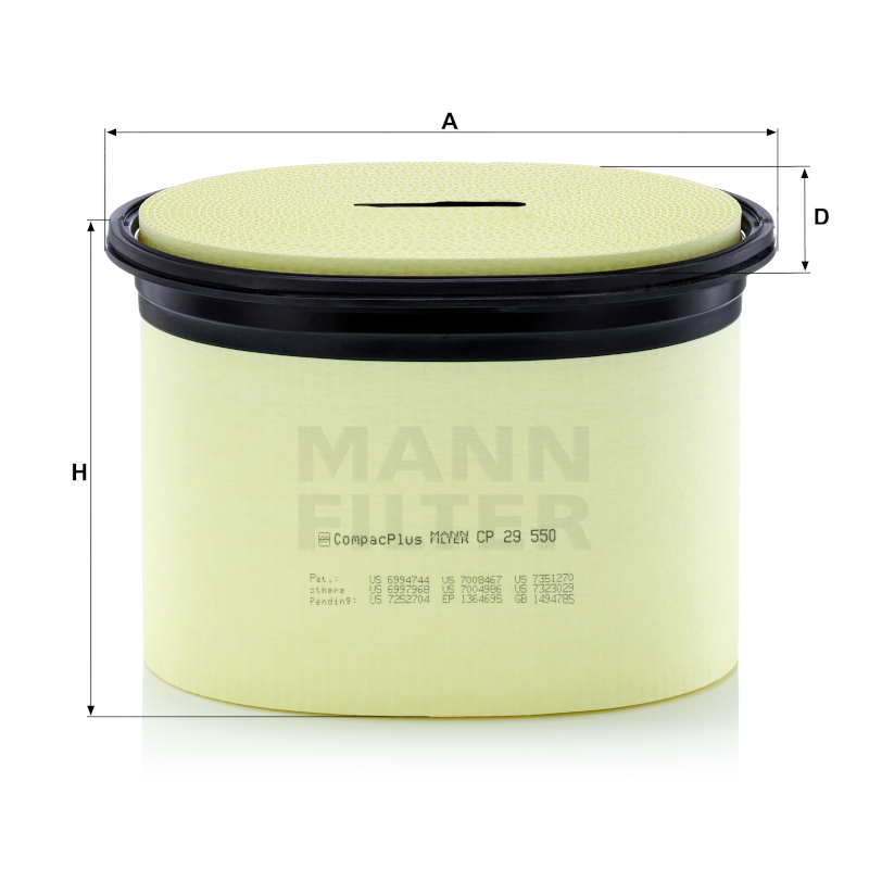 Mann Luftfilter CP29550