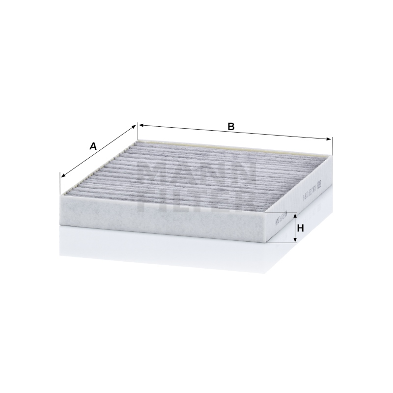 Mann Kabinenfilter mit Aktivkohle CUK23019/1