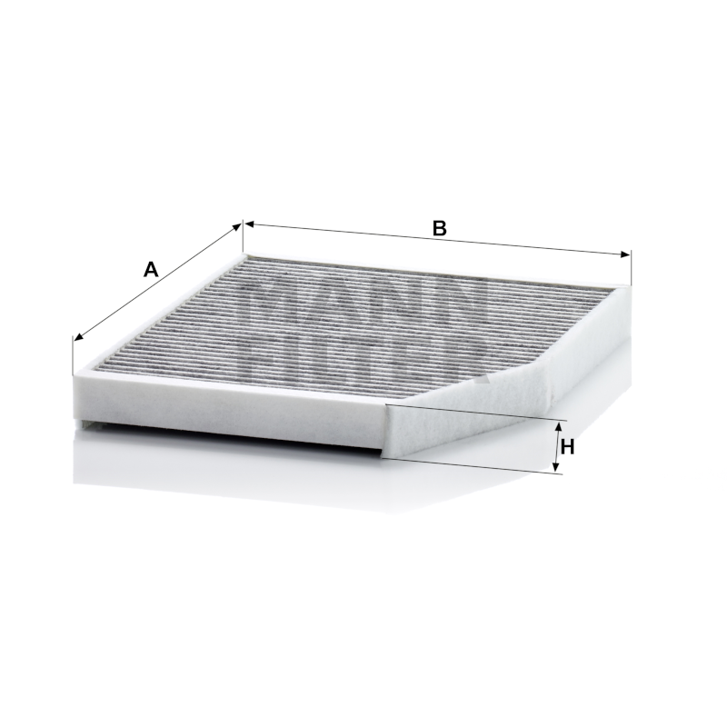 Mann Kabinenfilter mit Aktivkohle CUK29007