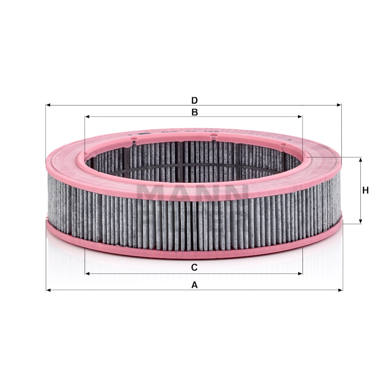 Mann Kabinenfilter mit Aktivkohle CUK33128