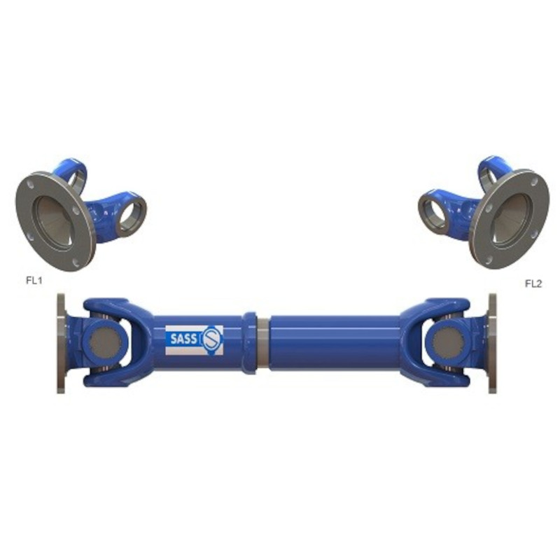 Gelenkwelle Typ500/02-BG004 L1=590+80 FL1=65/4-6 FL2=65/4-6
