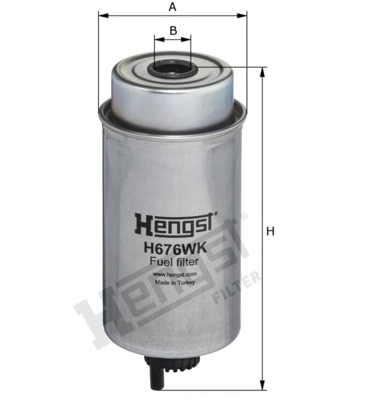 Hengst Kraftstofffilter H676WK