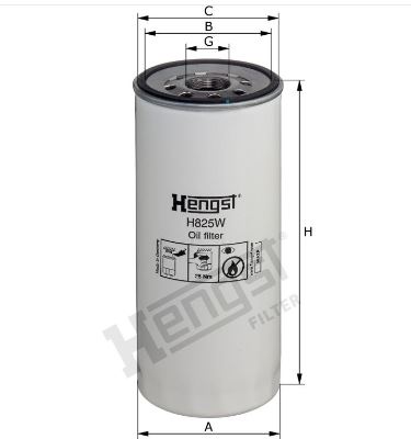 Hengst Ölfilter H825W