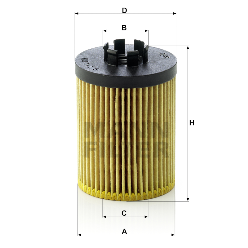 Mann Ölfilter HU712/8x