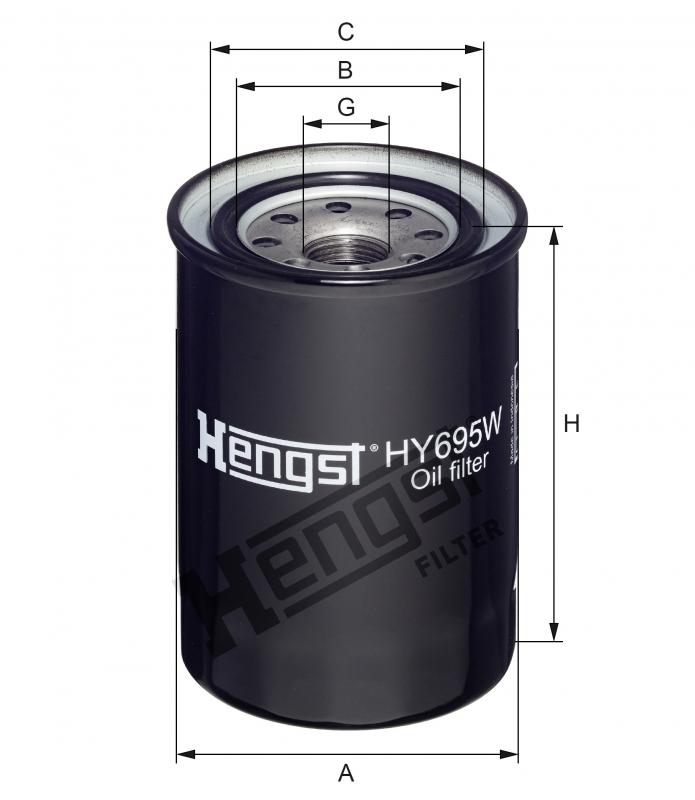 Hengst Hydraulikfilter HY695W