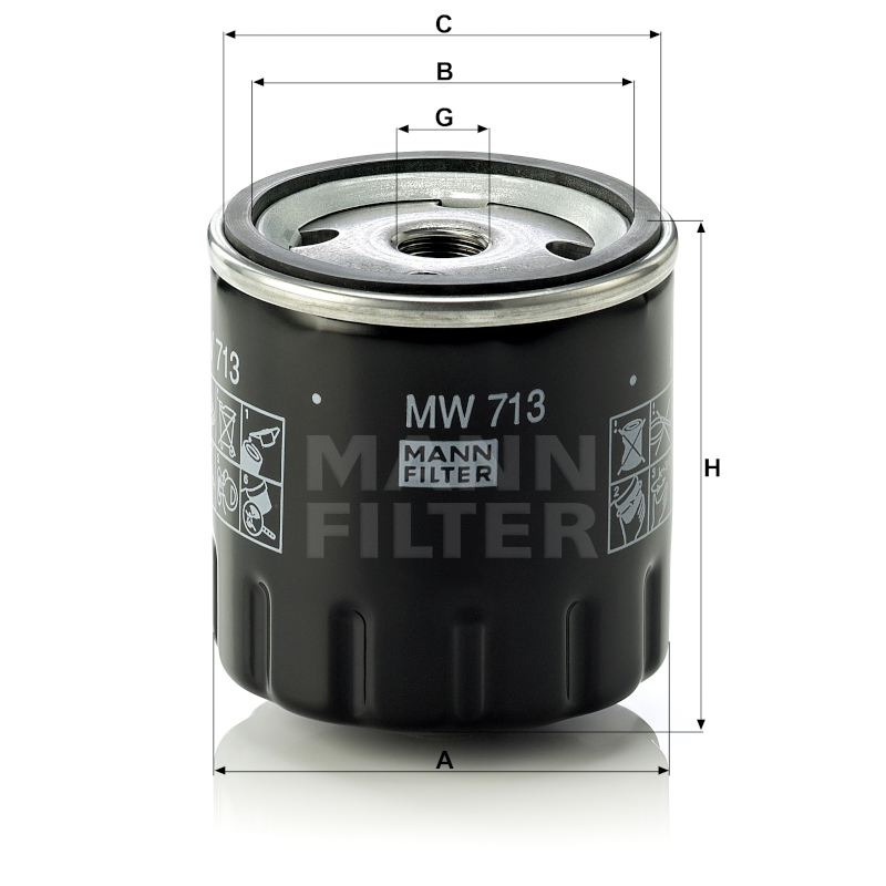 Mann Ölfilter MW713