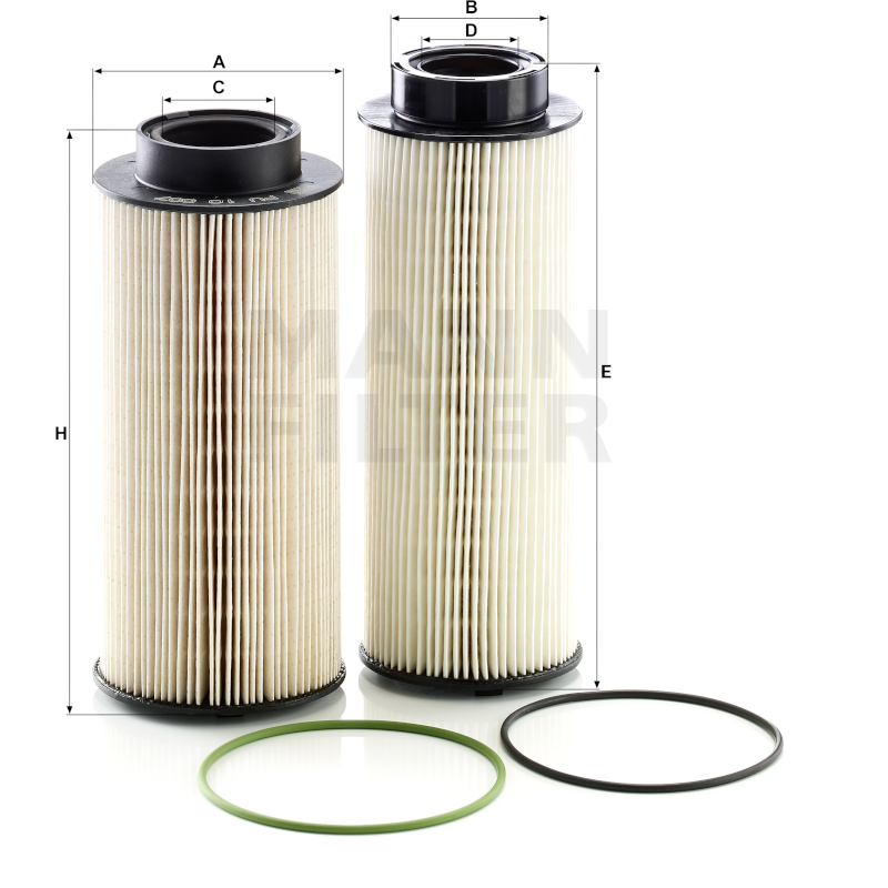 Mann Kraftstofffilter PU10003-2x