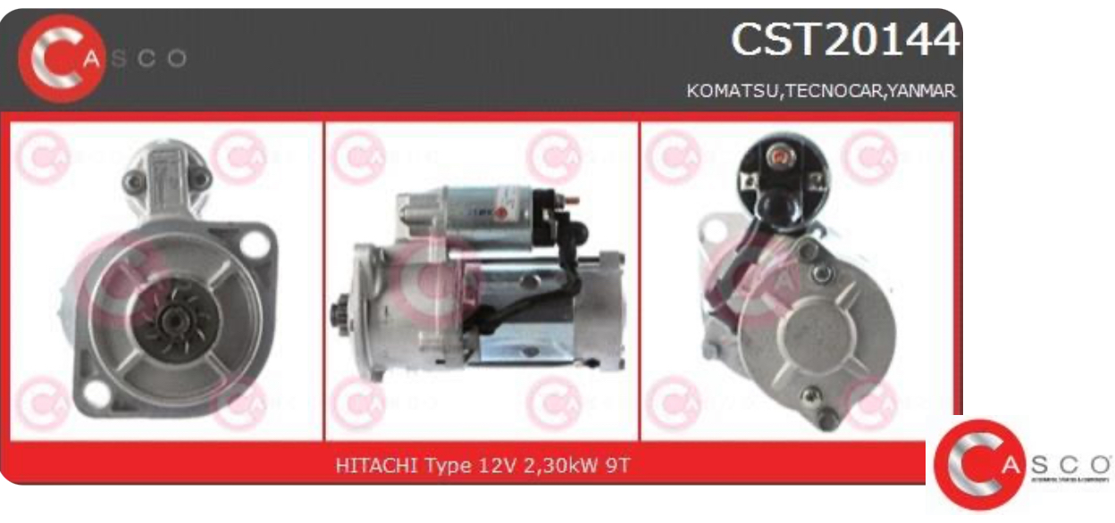 CST20144GS Anlasser HITACHI/YANMAR NEU