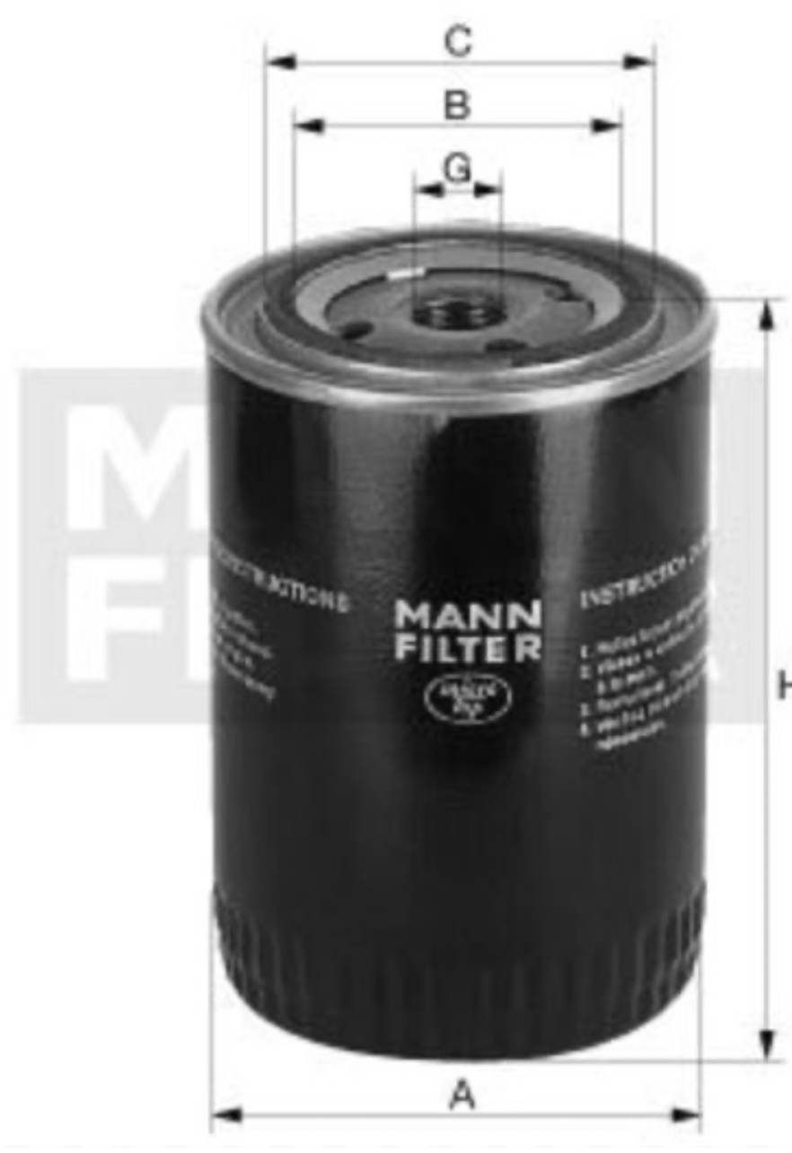 Mann Ölfilter W11106