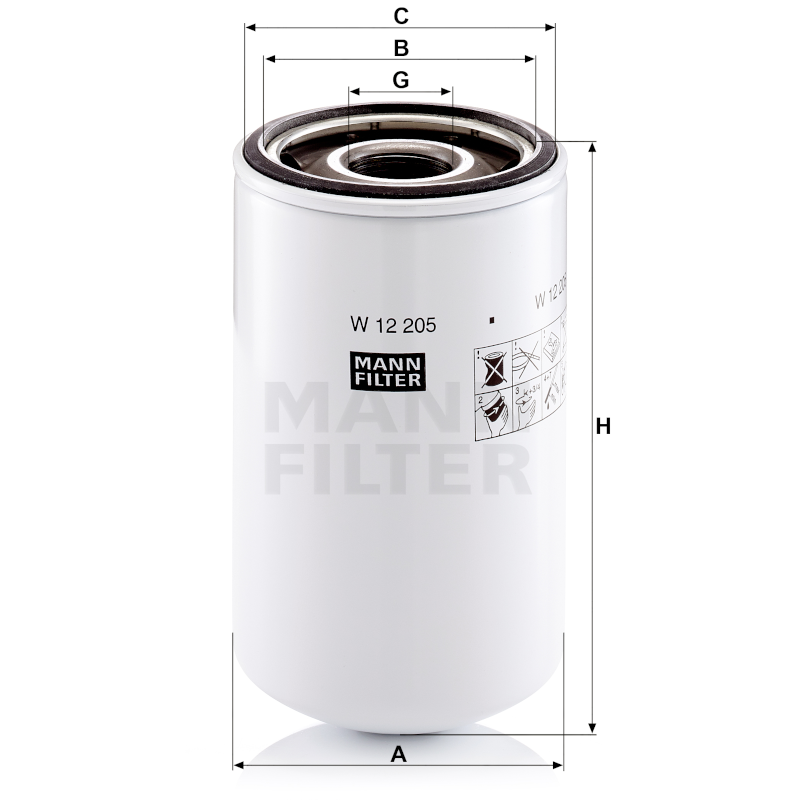 Mann Ölfilter W12205