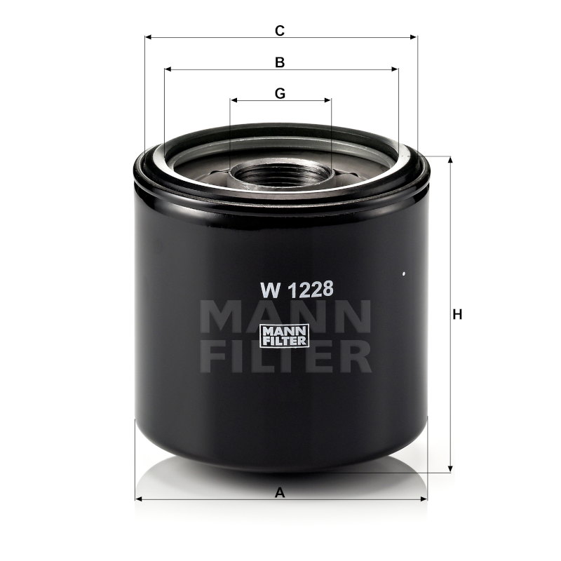 Mann Ölfilter W1228