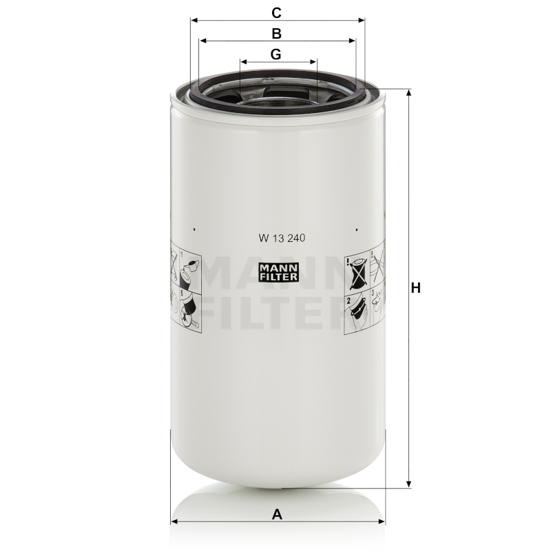 Mann Ölfilter W13240