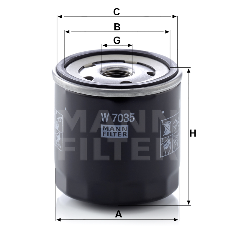 Mann Ölfilter W7035