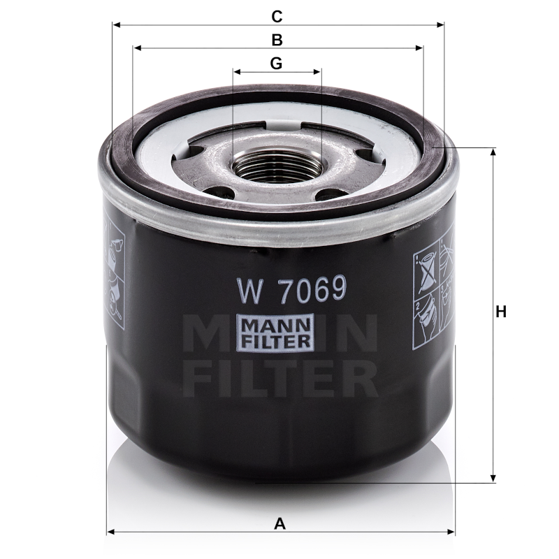 Mann Ölfilter W7069