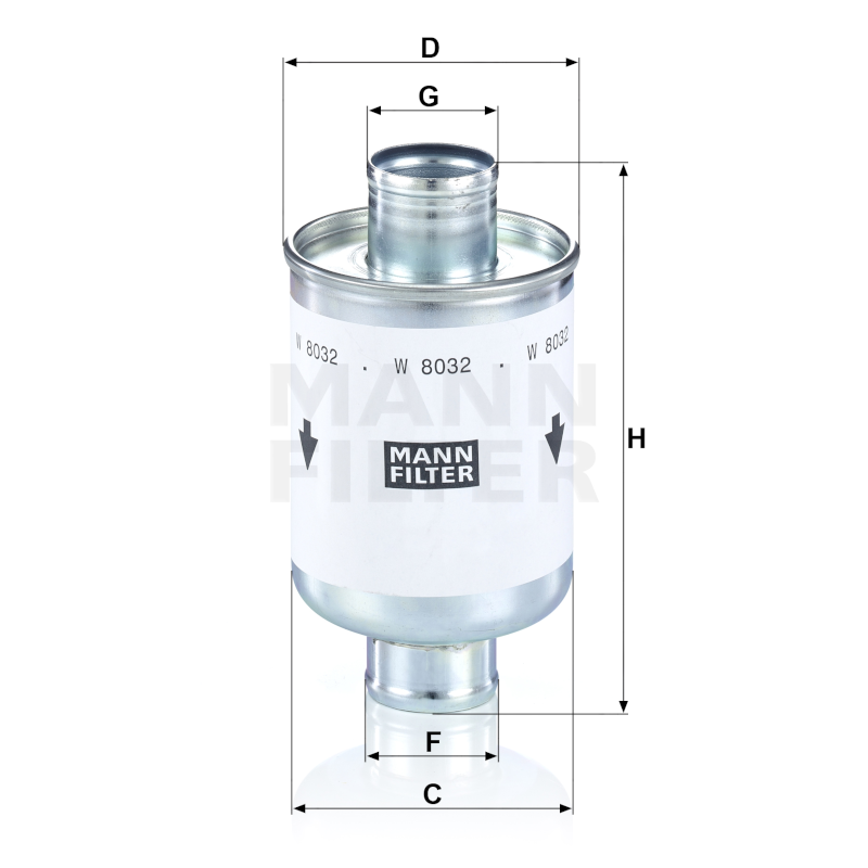 Mann Hydraulikfilter W8032