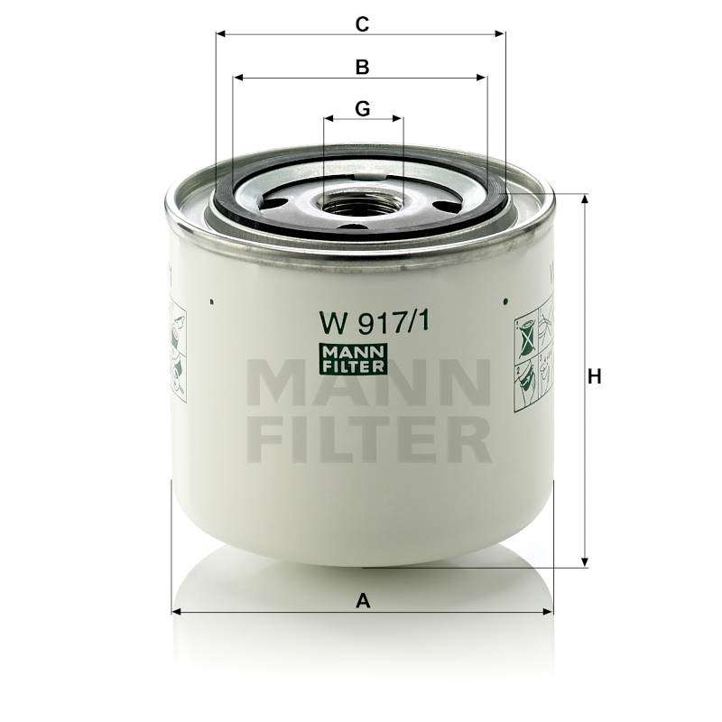 Mann Ölfilter W917/1