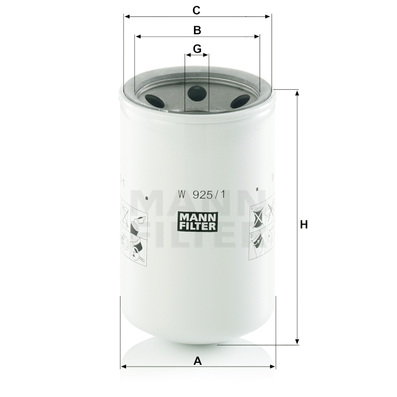 Mann Hydraulikfilter W925/1