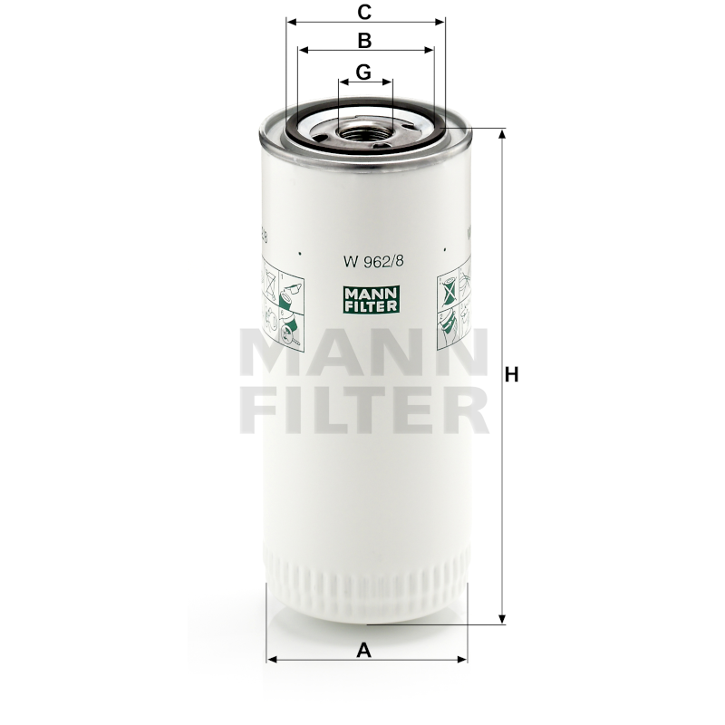 Mann Ölfilter W962/8