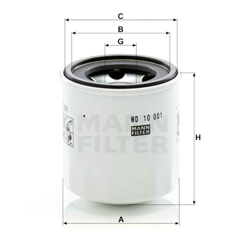 Mann Ölfilter WD10001x