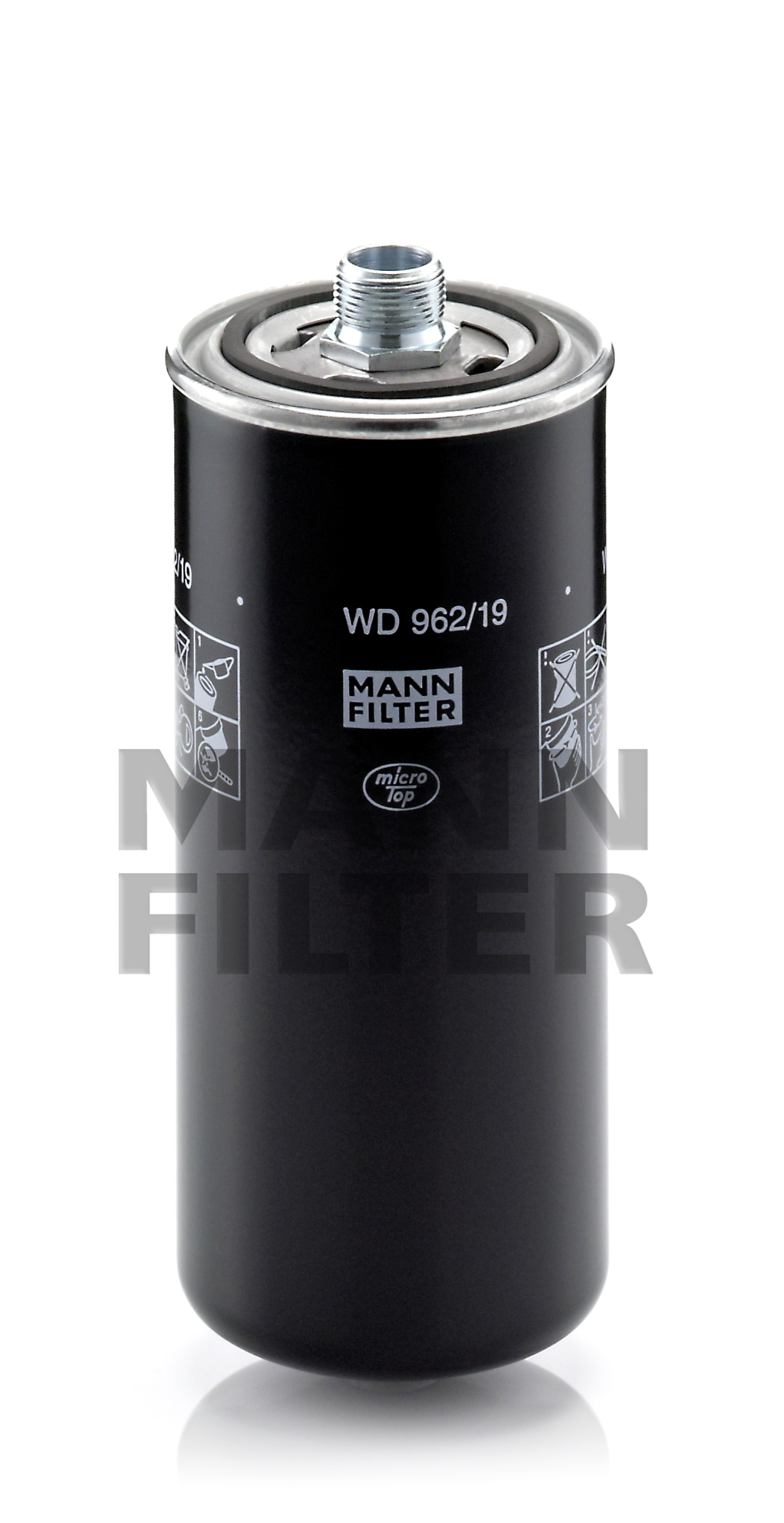 Mann Hydraulikfilter Getriebe WD962/19