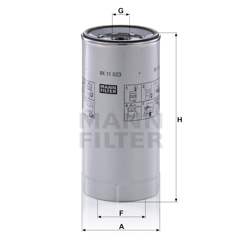 Mann Kraftstofffilter WK11023z