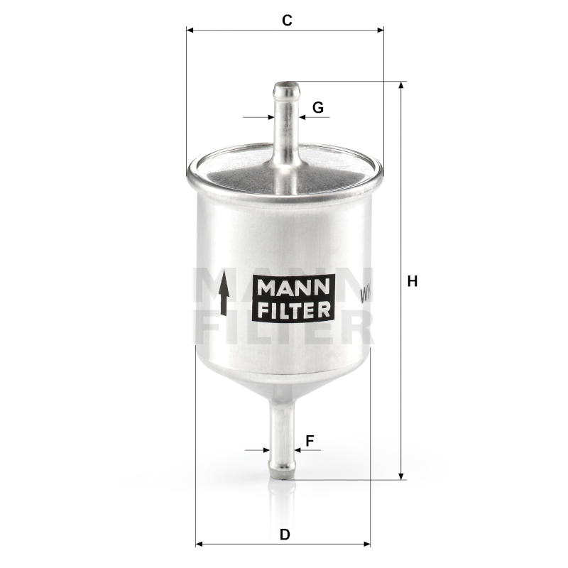 Mann Kraftstofffilter WK66