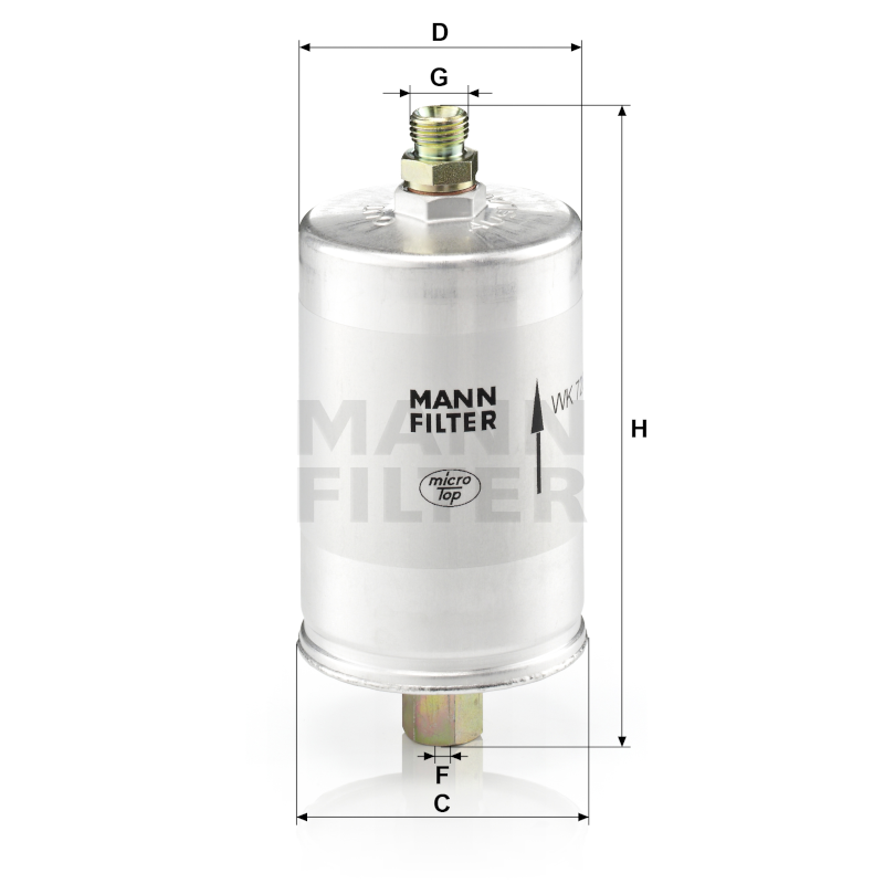 Mann Kraftstofffilter WK726