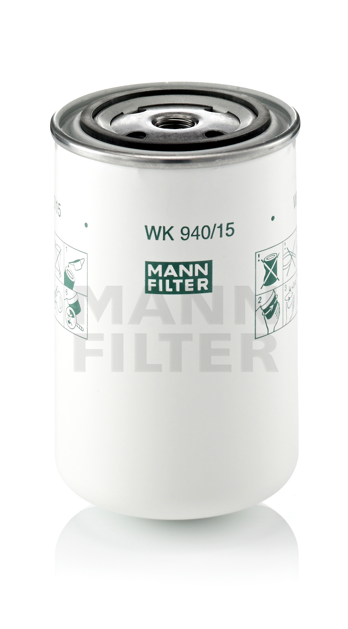 Mann Kraftstofffilter WK940/15