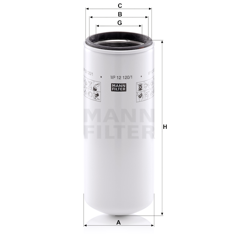 Mann Ölfilter WP12120/1