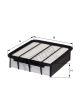 Hengst Luftfilter E1854L