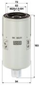 Mann Kraftstofffilter WK9020x / WK9020